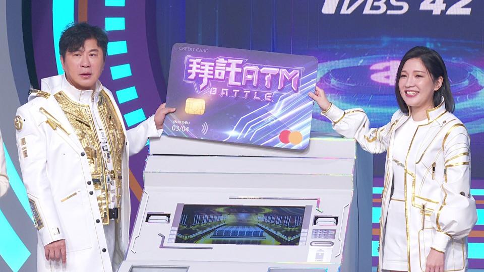 胡瓜、Snadra聯手主持《拜託ATM》首播記者會。陳拓宇 攝