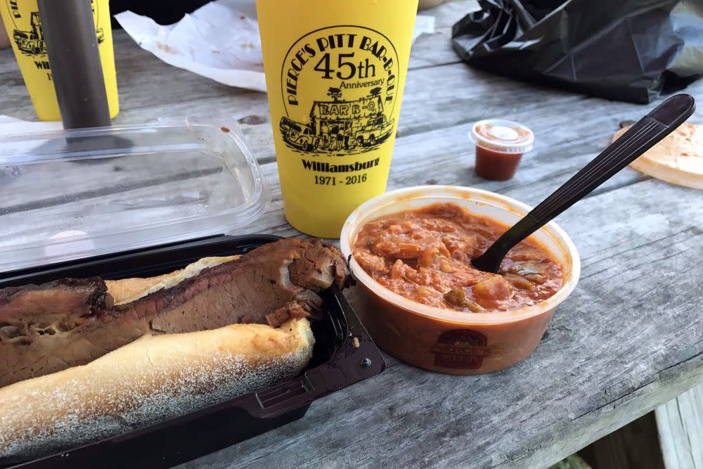 Pierce's Pitt Bar-B-Que in Williamsburg, Virginia