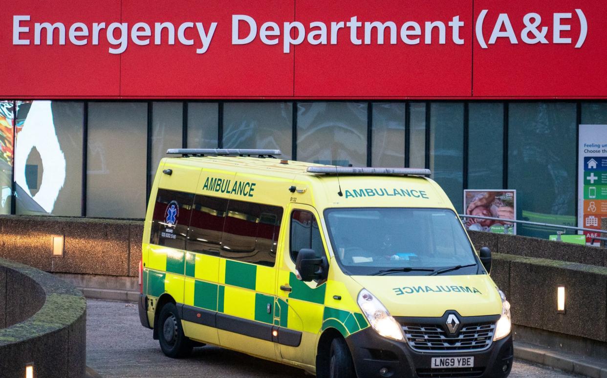 NHS accident and emergency - Dominic Lipinski/PA Wire
