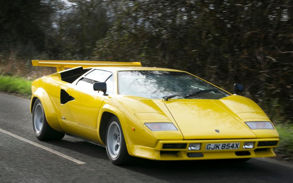 A 1982 Lamborghini Countach classic car - Philip Hollis 