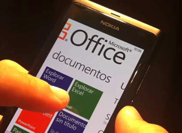 El paquete Office se integraba muy bien a Windows Phone.