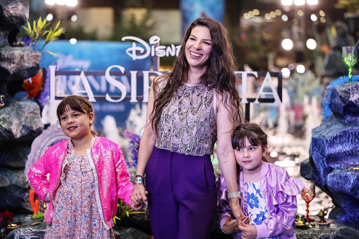 Carmen Sarahí en el estreno del remake de 'La Sirenita' en México en el 2023. (Photo by Hector Vivas/Getty Images for Disney)