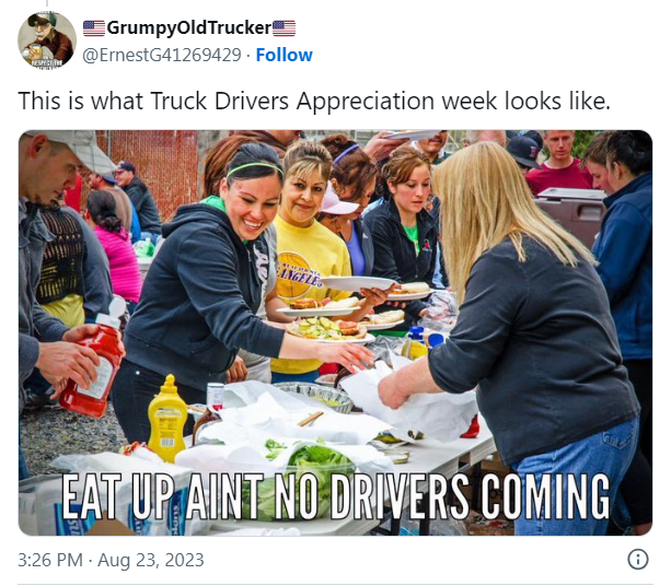 National Truck Driver Appreciation Week 2023