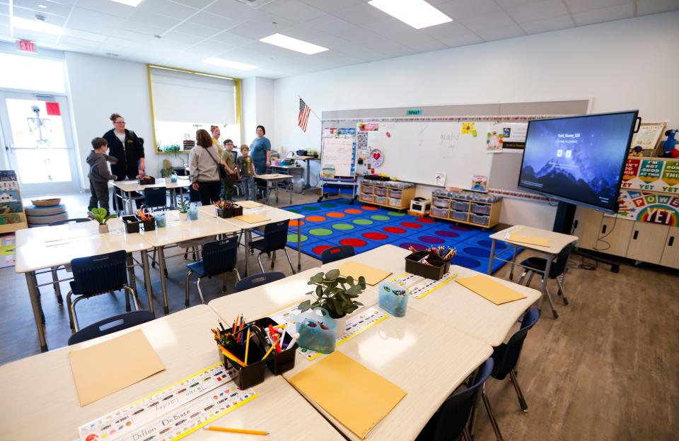 A classroom at York Elementary in the Springfield Public School district.