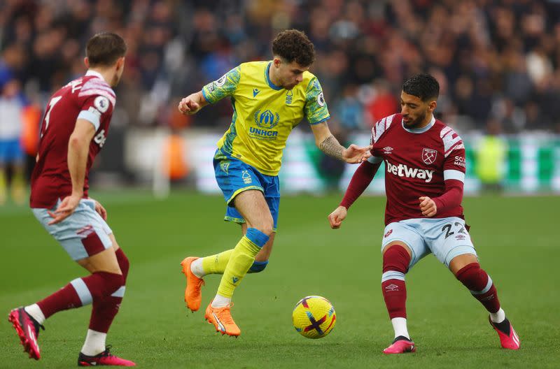 Premier League - West Ham United v Nottingham Forest