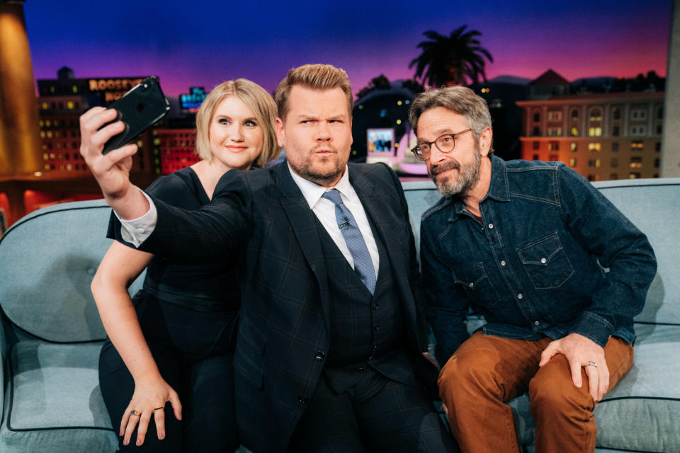 LOS ANGELES - AUGUST 14: The Late Late Show with James Corden airing Wednesday, September 4, 2019, with guests Jillian Bell and Marc Maron. (Photo by Terence Patrick/CBS via Getty Images)