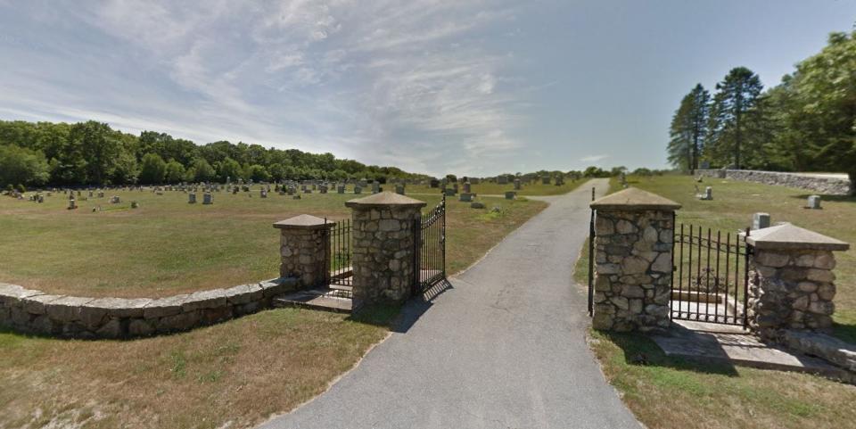 Pleasant View Cemetery in Tiverton, on Old Stone Church Road.