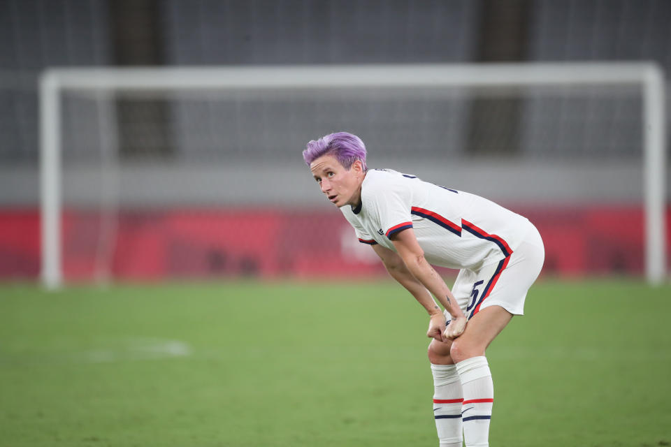 Megan Rapinoe and the USWNT have long insisted that their toughness is what truly separates them from the rest of the world. These Olympics are suddenly a chance to prove it. (Photo by Tim Clayton/Corbis via Getty Images)