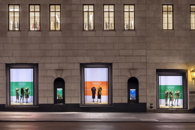 Prada Featured in Bergdorf Goodman's Fifth Avenue Windows