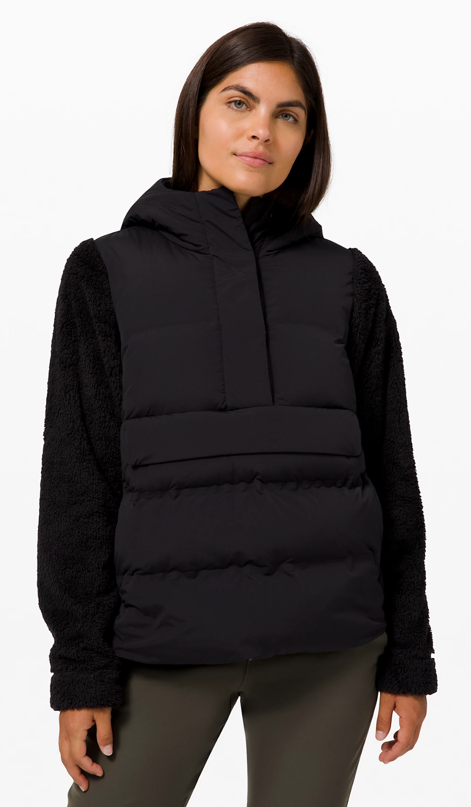 Cozy Climate Pullover in Black (Photo via Lululemon Athletica)