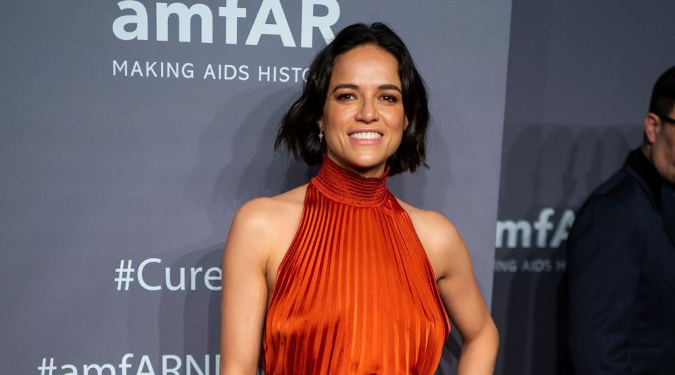 Michelle Rodriguez had an interesting take on how we can judge Liam Neeson after his story about once wanting to kill "black bastards." (Photo: Michael Stewart via Getty Images)