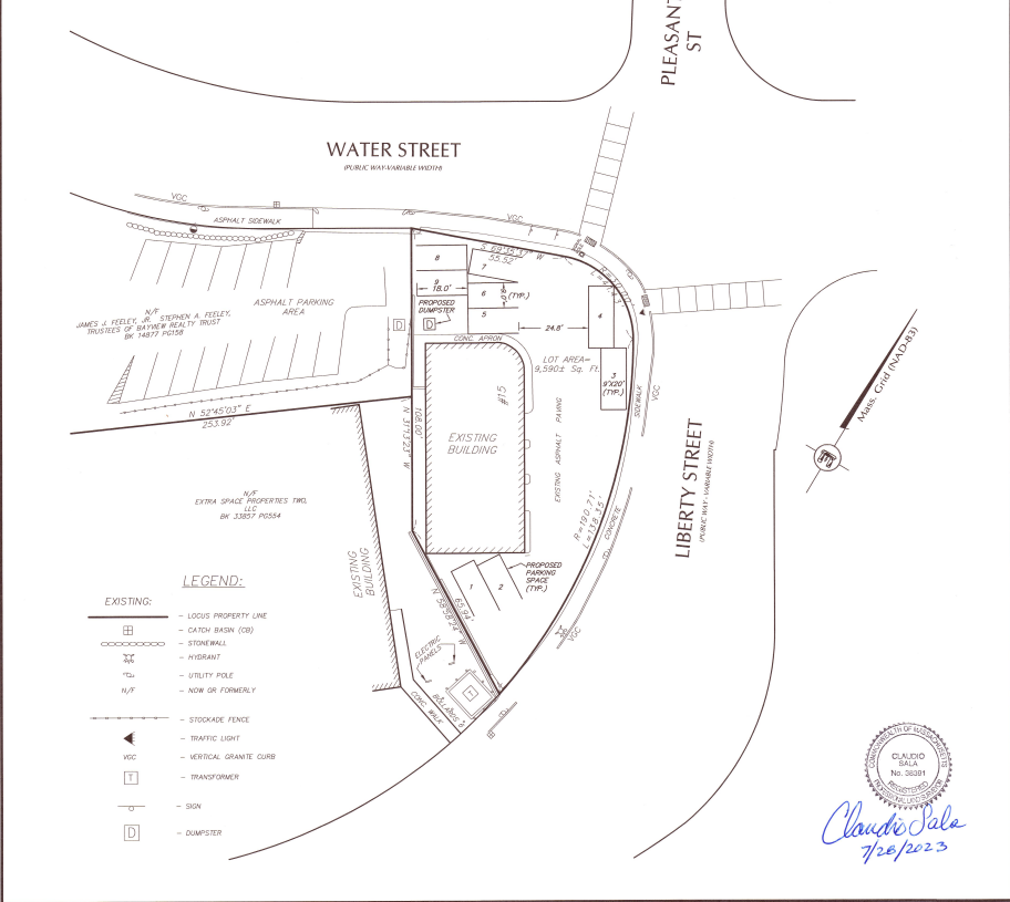 Liberty Street Automotive Services would give way to a cannabis store at 15 Liberty St. in South Quincy if city and state officials approve.