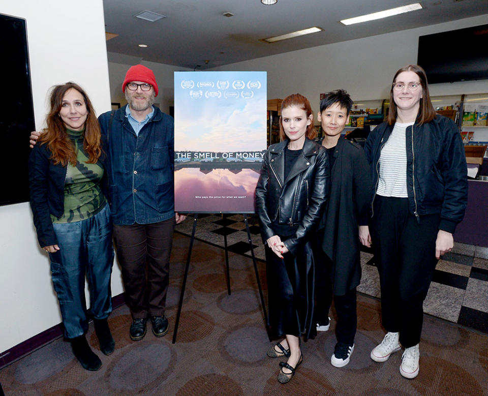 (L-R) Gabriela Cowperthwaite, Shawn Bannon, Kate Mara, and Michelle Cho