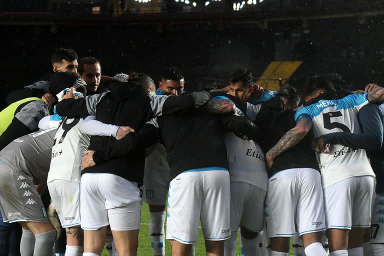 Racing, un equipo que se juramenta pelear hasta el final.