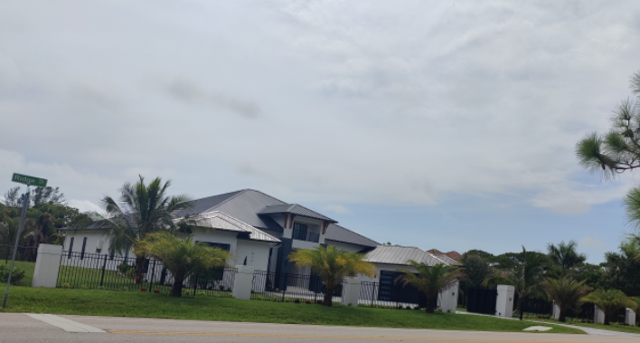 Alberto Hernandez's new home in Pine Ridge Estates, completed in early 2023.