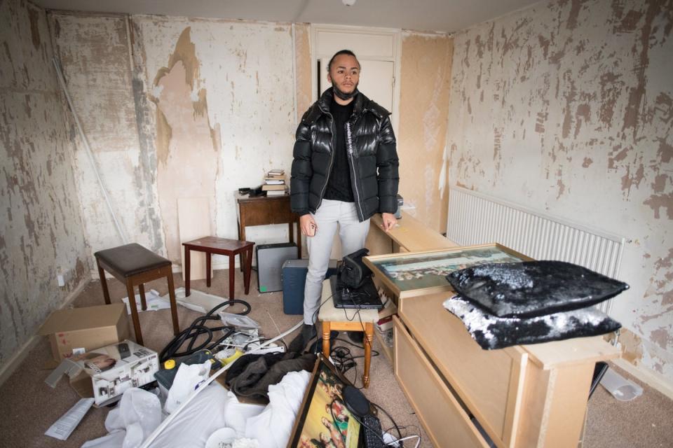 Kwajo Tweneboa pictured in 2021 at his home in Mitcham, south London (Stefan Rousseau/PA)