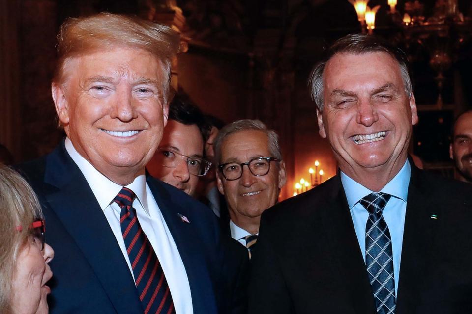 Mr Bolsonaro tested negative three times after meeting Mr Trump (BRAZILIAN PRESIDENCY/AFP via Get)