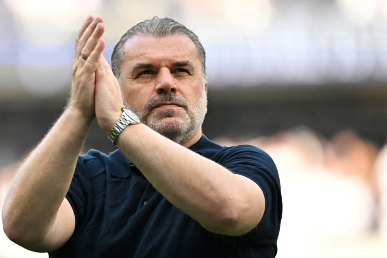 Ange Postecoglou is in his first season as Tottenham manager (Glyn KIRK)
