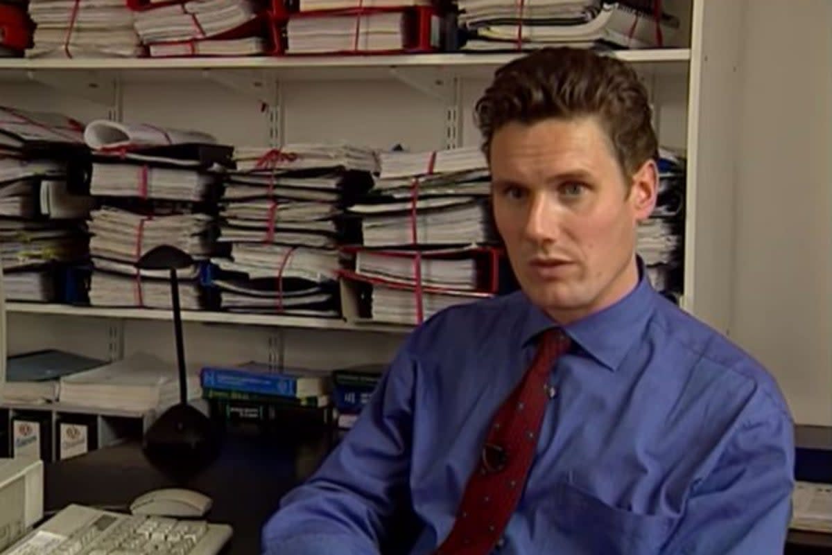 Keir Starmer in 1997  (Spanner Films)