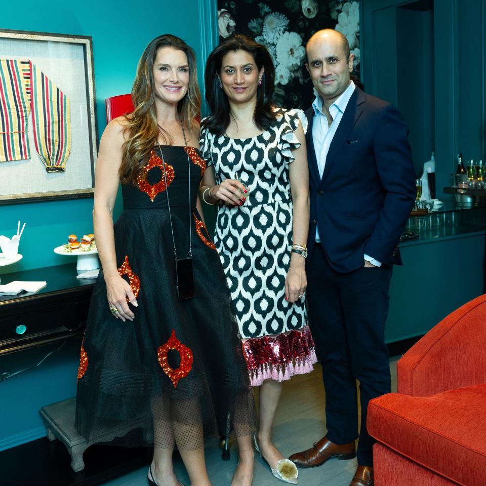 Sachin and Babi Ahluwalia opened a new store filled with embroidered furniture, pillows, housewares, and their much-loved cocktail dresses.