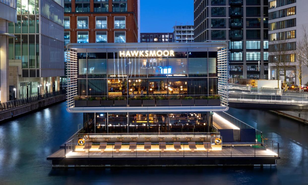 <span>A Hawksmoor restaurant at Canary Wharf in London.</span><span>Photograph: Supplied</span>