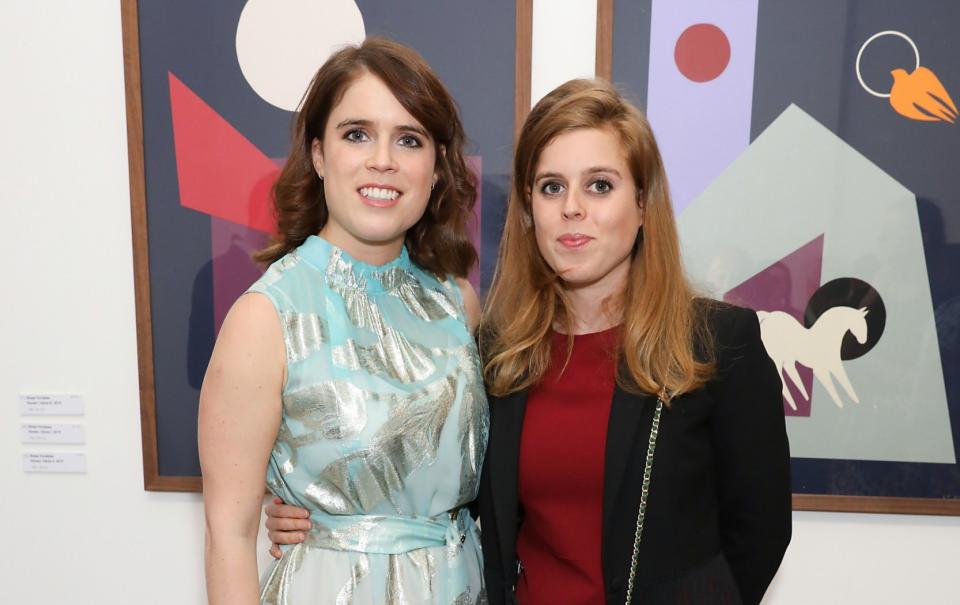 HRH Princess Eugenie of York (L) and HRH Princess Beatrice of York - Getty 