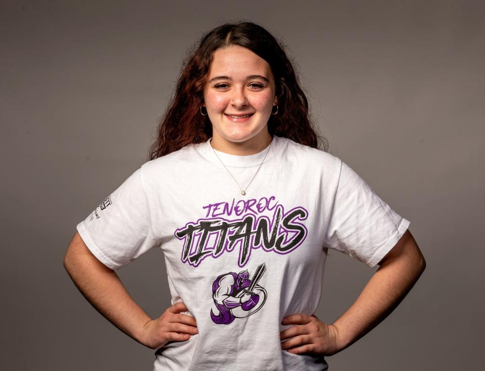 All County Wrestling - Tenoroc High School - Maelyn Argerenon in Lakeland Fl. Thursday March 22, 2024.
Ernst Peters/The Ledger