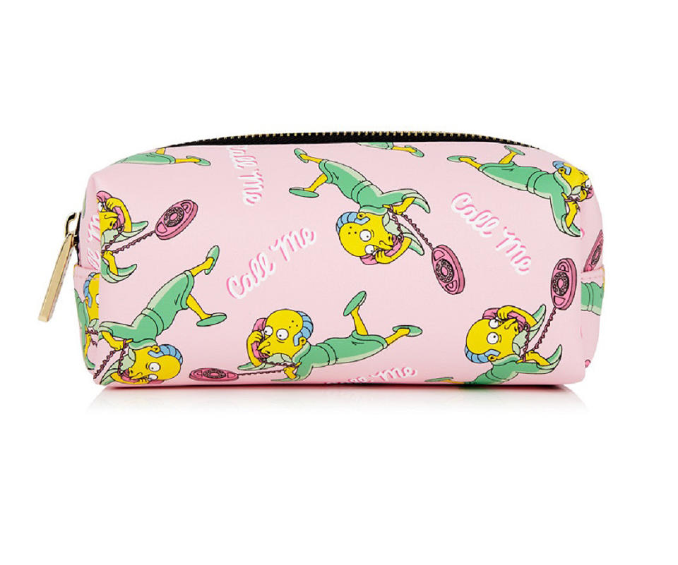 MR. BURNS MAKEUP BAG BY SKINNYDIP LONDON