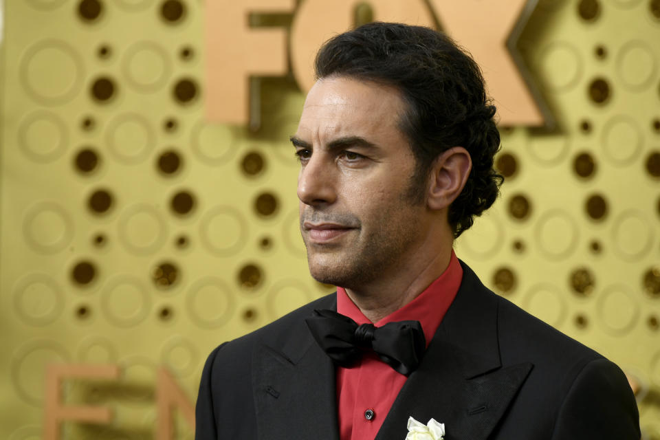 LOS ANGELES, CALIFORNIA - SEPTEMBER 22: Sacha Baron Cohen attends the 71st Emmy Awards at Microsoft Theater on September 22, 2019 in Los Angeles, California. (Photo by Frazer Harrison/Getty Images)