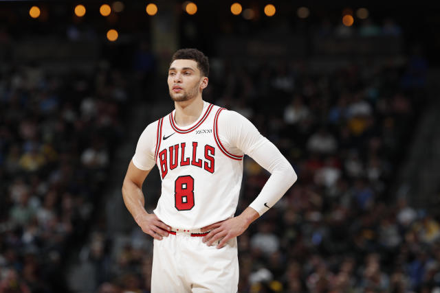 Bulls guard Zach LaVine suffers right ankle injury, out a week - Yahoo Sports