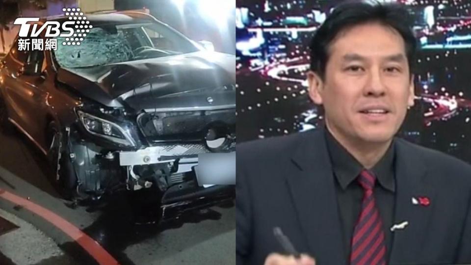 警方證實車禍死者是黃暐瀚的母親。（圖／TVBS）