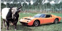 <p>Many call <a href="https://www.roadandtrack.com/car-culture/classic-cars/g6751/lamborghini-miura-italian-job-50th-birthday/" rel="nofollow noopener" target="_blank" data-ylk="slk:the Miura;elm:context_link;itc:0;sec:content-canvas" class="link ">the Miura</a> the first true supercar, and it's easy to see why. It has a transversely-mounted V-12 mounted behind the cabin, and looks stunning. </p>