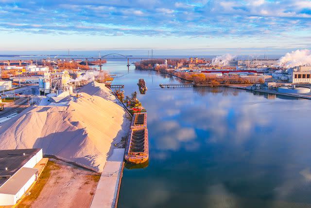 <p>getty</p> Stock image of Fox River in Green Bay, Wisconsin.