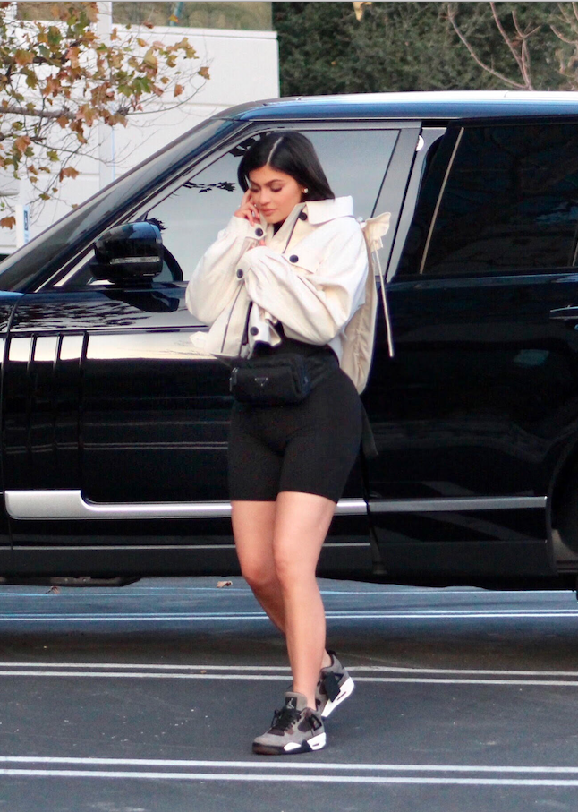 Kylie Jenner shows off post-baby body while out with best freind Jordyn Woods in Los Angeles on Saturday. Source: Splash