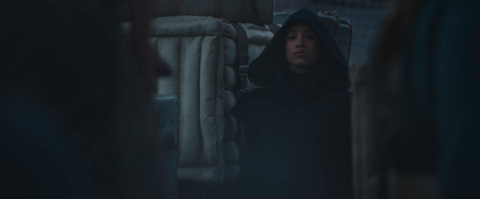 Sasha Banks in THE MANDALORIAN, season two. Â© 2020 Lucasfilm Ltd. & TM. All Rights Reserved.