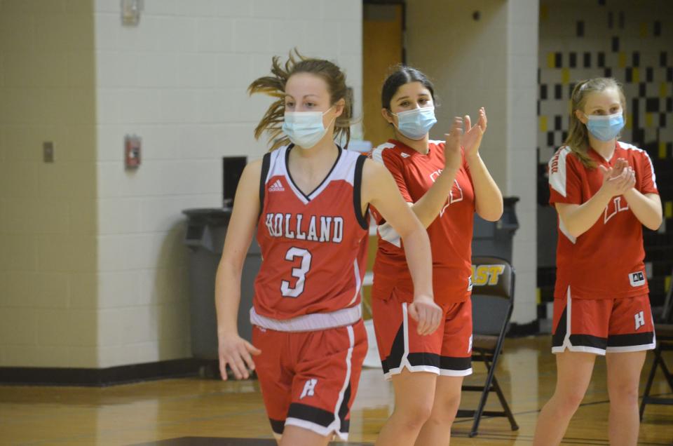 The Holland girls basketball team earned a season-opening win.