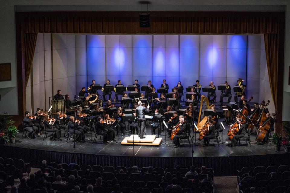 The Adrian Symphony Orchestra is pictured during its Feb. 22, 2019, concert. The ASO was recently awarded $28,473 in grants from the Michigan Arts and Culture Council.