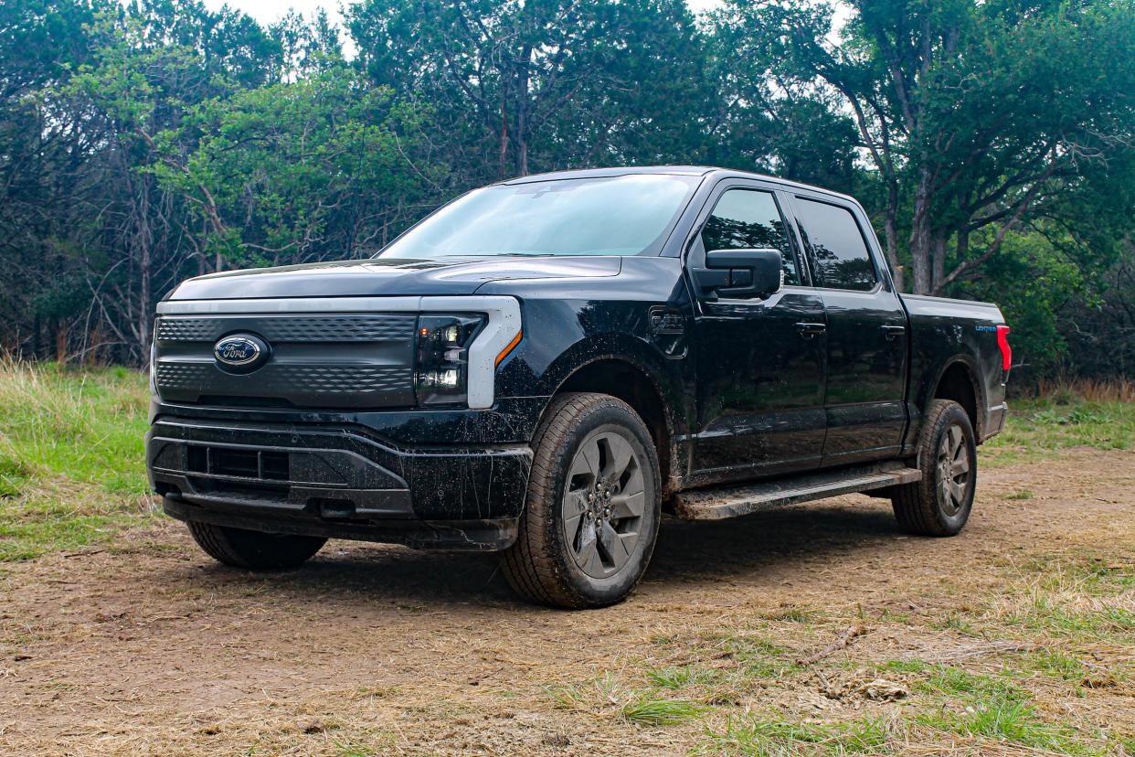 The 2022 Ford F-150 Lightning XLT.