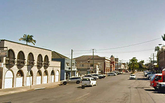 Magellan Street in the city&#39;s centre prior to flooding. Source: Google Maps