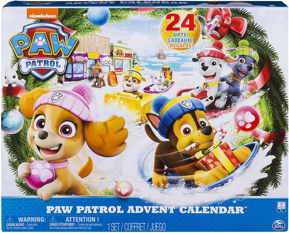 paw patrol advent calendar