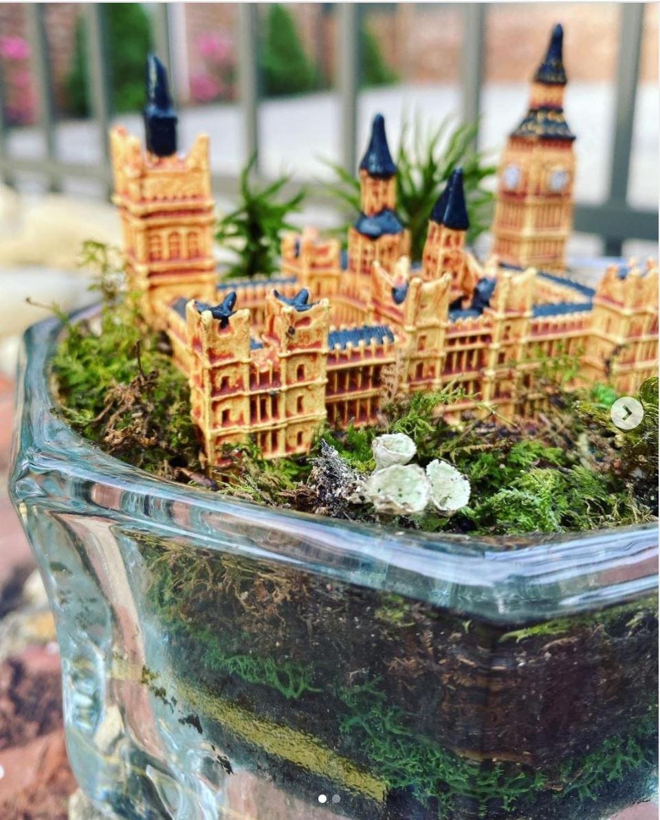 Westminster-themed Terrarium from Plush Moon Terrarium Co.