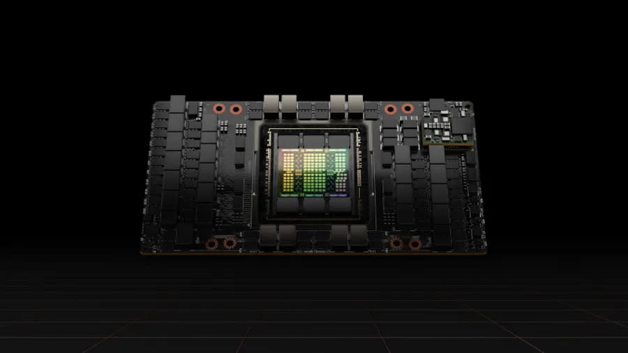 Nvidia Hopper H100 GPU 圖/Nvidia