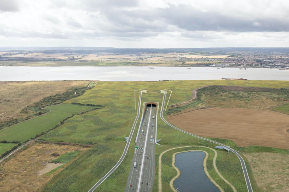 The tunnel will connect Kent to Essex (SWNS)