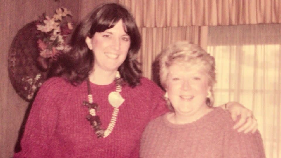 Here's Debbie and Cathy photographed in 1984. - Debbie Abbott and Cathy Poyser