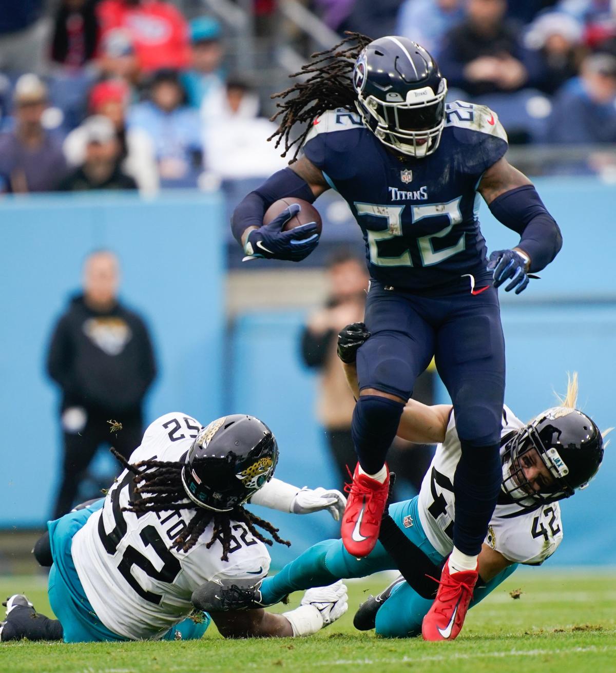 From the Pro Bowl: Titans RB Derrick Henry, Raiders RB Josh Jacobs