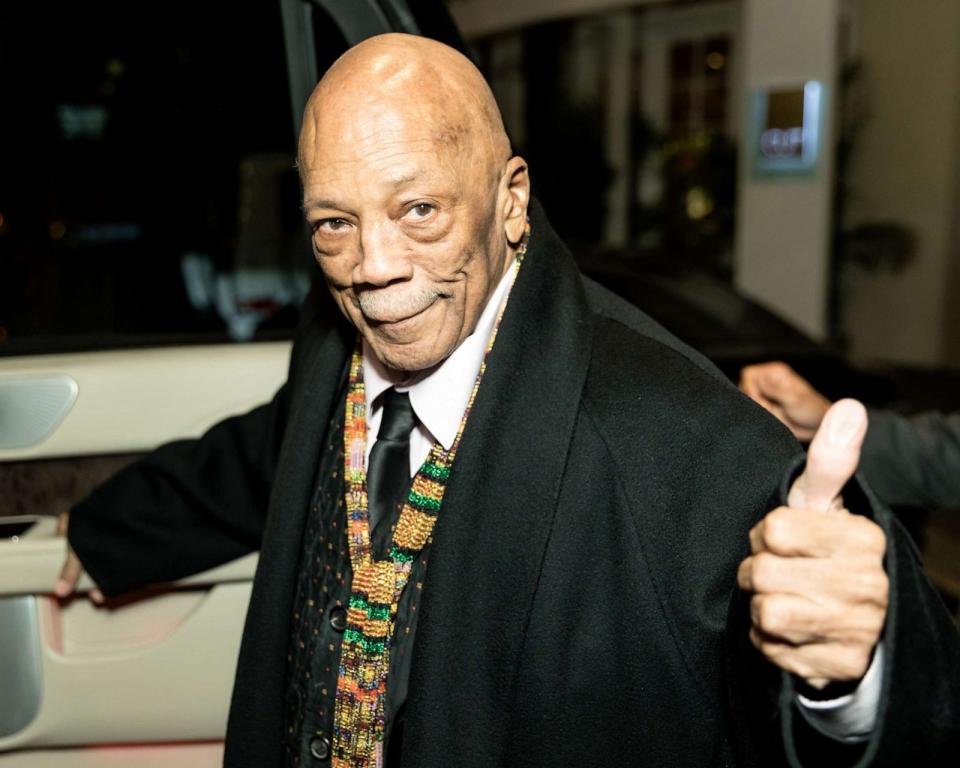 PHOTO: Quincy Jones attends Byron Allen's 4th annual Oscar Gala to Benefit Children's Hospital Los Angeles at the Beverly Wilshire, A Four Seasons Hotel, Feb. 9, 2020, in Los Angeles. (Greg Doherty/Getty Images, FILE)