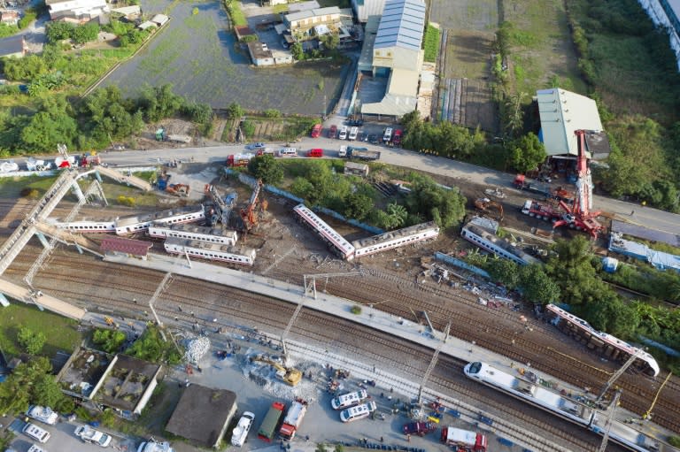 Eighteen people were killed and more than 200 injured when the Puyuma Express derailed in Taiwan