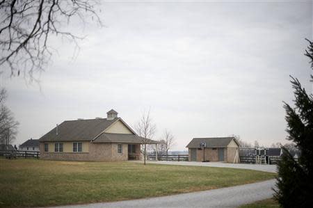 The rebuilt schoolhouse New Hope Amish School is seen in Bart Township, Pennsylvania December 1, 2013. REUTERS/Mark Makela