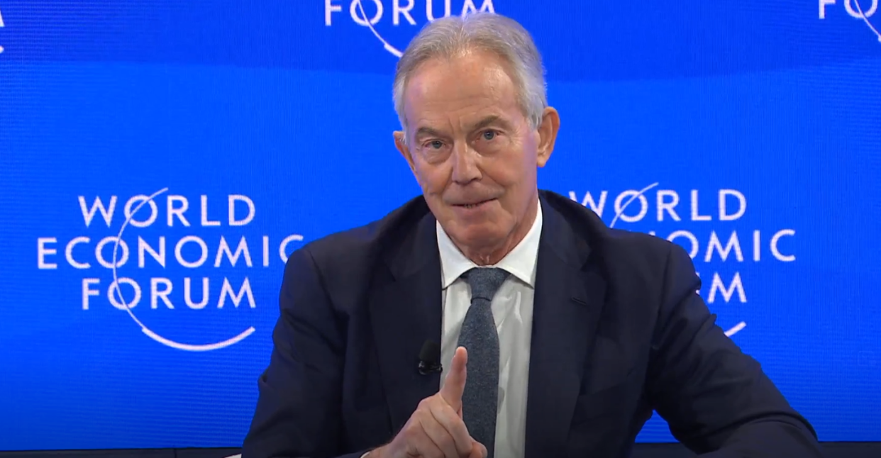 Tony Blair: 'You need the data: you need to know who’s been vaccinated and who hasn’t been.' (World Economic Forum)