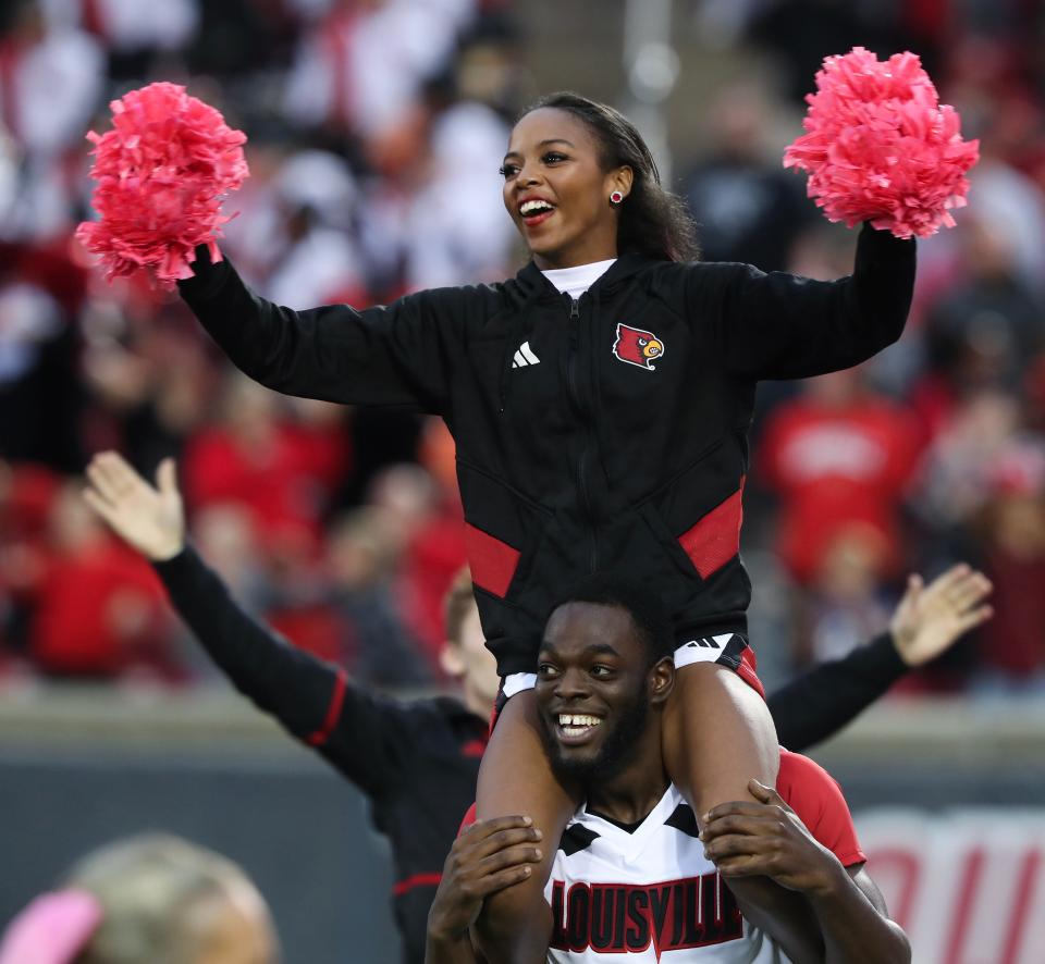 U of L versus Duke at the L&N Stadium in Louisville, Ky. on Oct. 28, 2023.